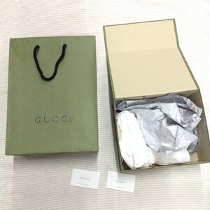 Gucci empty shoebox with tote and packaging